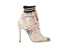 Grey Flower Shoes