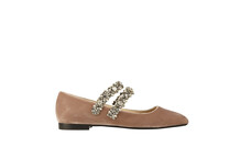 Pink Velvet Shoes