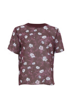 Purple Floral Top
