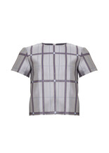Grey Striped Top