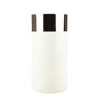 White Silver Vase