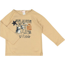 Beige Drum T- Shirt