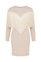 Fringed Pink Dress
