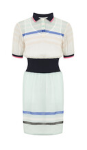 Stripe Sheer Dress