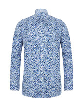 Blue Floral Shirt