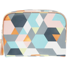 Geometric Print Pencil Case