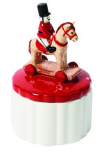 Ceramic Jar with Soldier