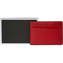 Crimson Leather Harrison Card Case