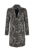 Grey Leopard Coat
