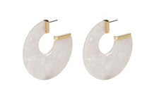 White Earring