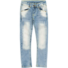 Blue Distressed Denim Jeans