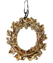 Gold Bauble Wreath