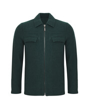 Green Zip Front Jacket