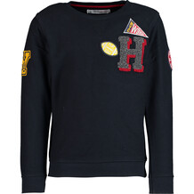Navy Embroidered Sweatshirt