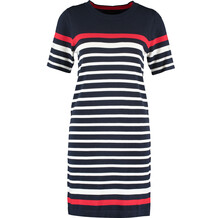 Navy & White Striped Knitted Tunic