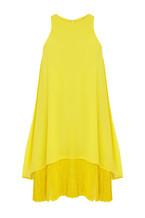 Yellow Fringed Dress