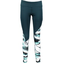 Teal & White Camoflage Print Legging