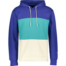 Blue Block Stripe Hoodie