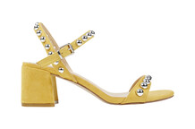 Yellow Suede Heel