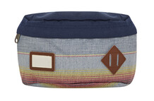 Blue Canvas Hip Bag