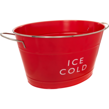 Red Cold Drinks Tub