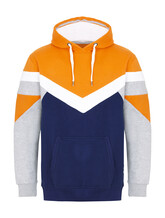 Blue Orange & White Hoodie