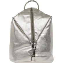 Silver Foldover Backpack
