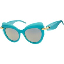 Turquoise Cat Eye Sunglasses