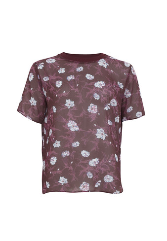 Purple Floral Top