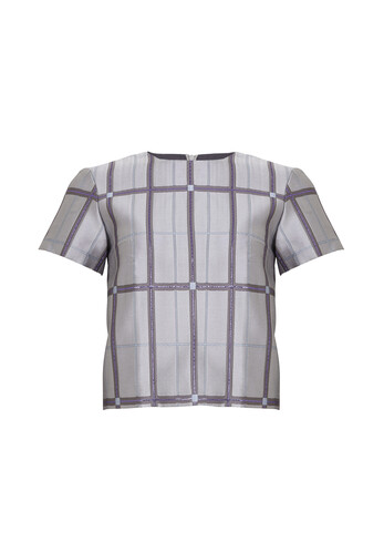 Grey Striped Top