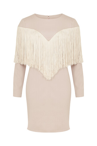 Fringed Pink Dress