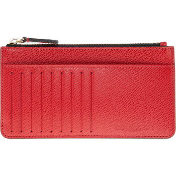 Red Credit Card Holder Wallet