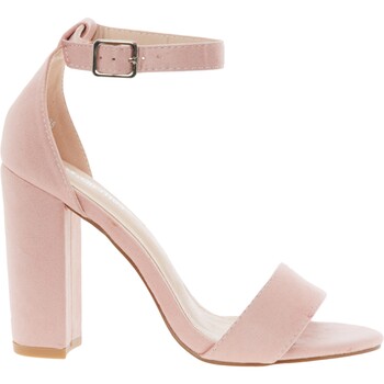 Pink Heeled Sandals