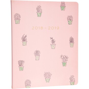 Pink Floral 18 Month Planner