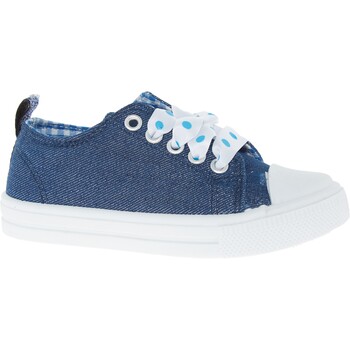 Dark Blue Denim Sparkle Sneakers