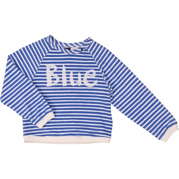 Blue & White Striped Sweatshirt