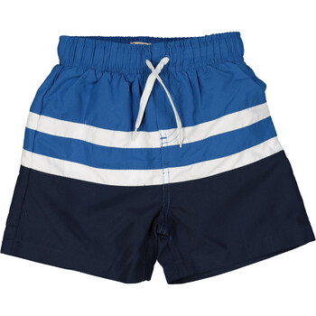Blue & White Swim Shorts