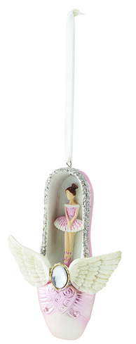 Pink Ballerina Bauble