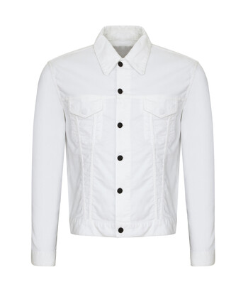 White Cord Jean Jacket