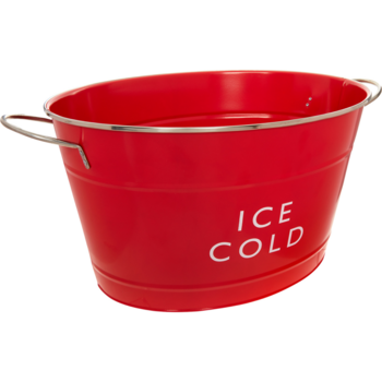 Red Cold Drinks Tub