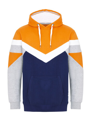 Blue Orange & White Hoodie