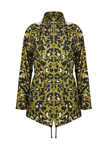 Green Camouflage Raincoat