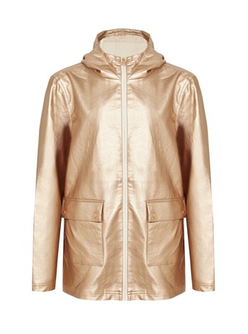 Metallic Raincoat