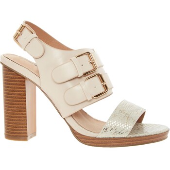 Pink Block Heel Sandals