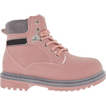 Blush Pink Lace-Up Boots