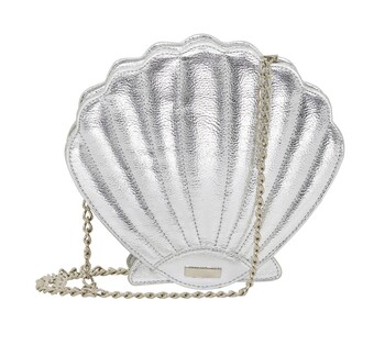Silver Shell Handbag