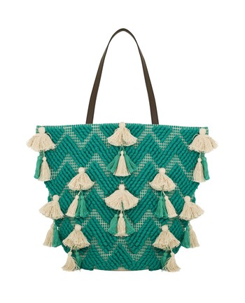 Tasselled Beach Bag